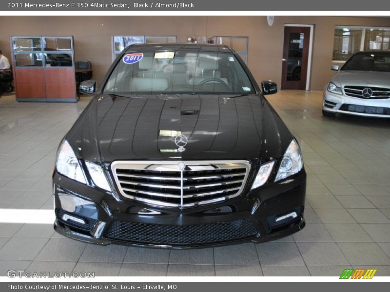 Black / Almond/Black 2011 Mercedes-Benz E 350 4Matic Sedan