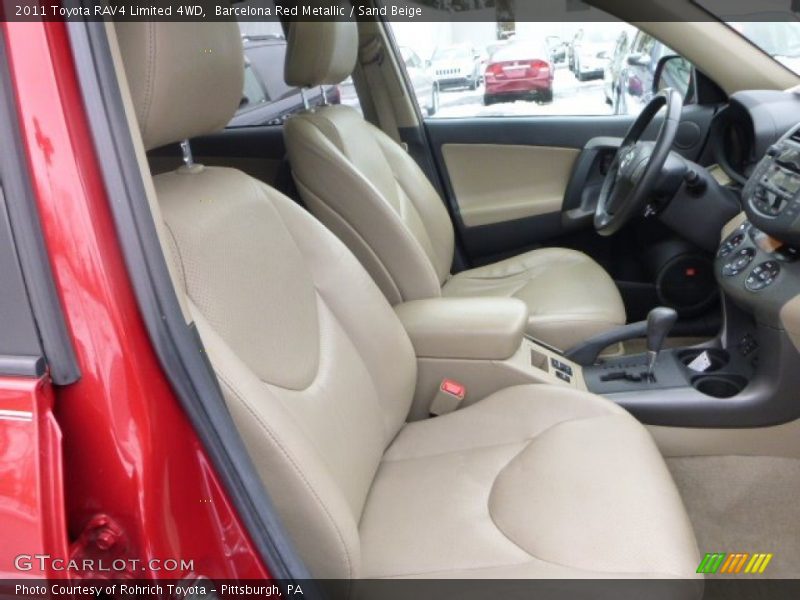 Barcelona Red Metallic / Sand Beige 2011 Toyota RAV4 Limited 4WD