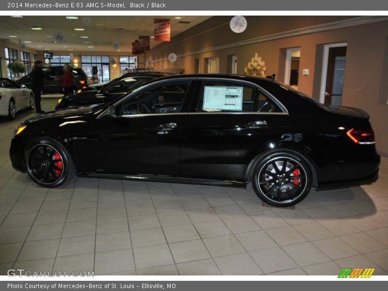 Black / Black 2014 Mercedes-Benz E 63 AMG S-Model