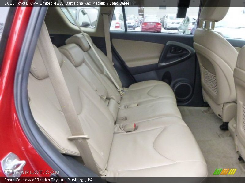Barcelona Red Metallic / Sand Beige 2011 Toyota RAV4 Limited 4WD
