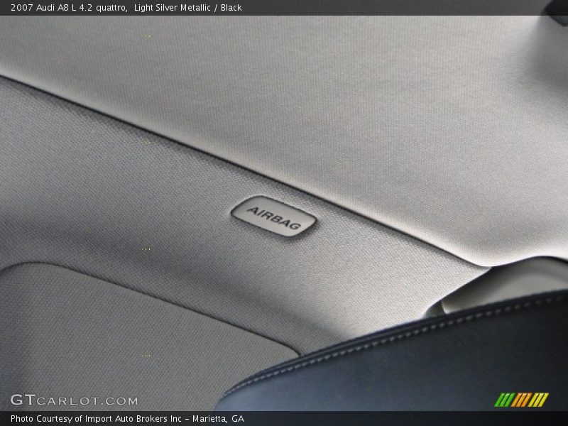 Light Silver Metallic / Black 2007 Audi A8 L 4.2 quattro