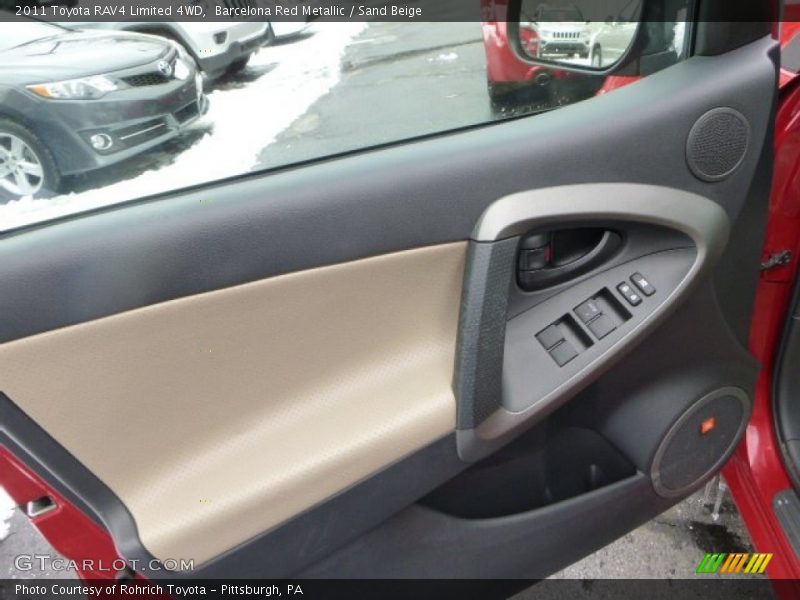 Barcelona Red Metallic / Sand Beige 2011 Toyota RAV4 Limited 4WD