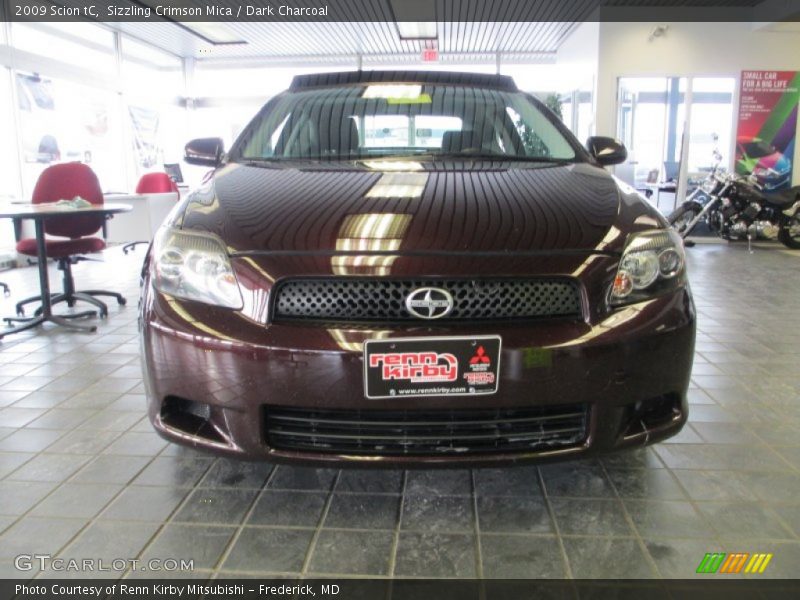 Sizzling Crimson Mica / Dark Charcoal 2009 Scion tC
