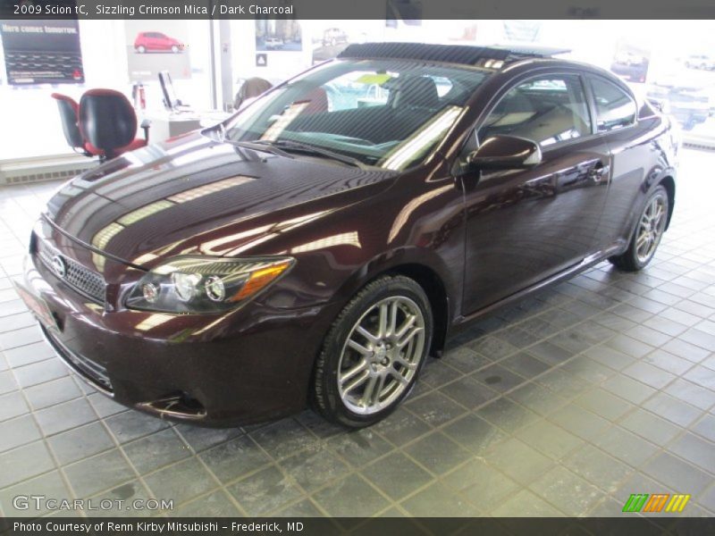 Sizzling Crimson Mica / Dark Charcoal 2009 Scion tC