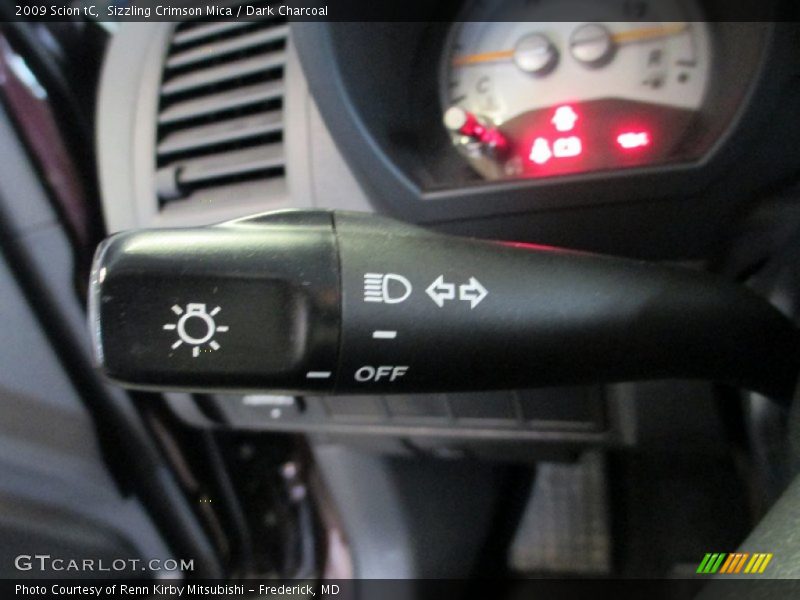 Sizzling Crimson Mica / Dark Charcoal 2009 Scion tC