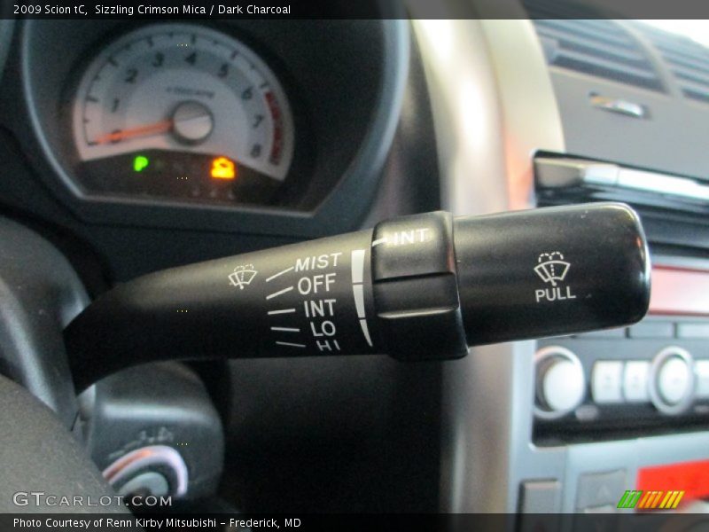 Sizzling Crimson Mica / Dark Charcoal 2009 Scion tC