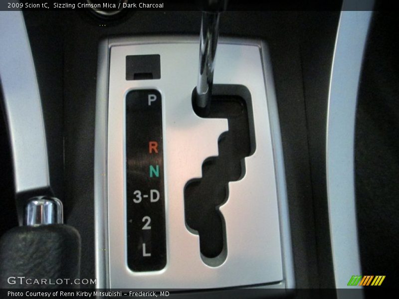 Sizzling Crimson Mica / Dark Charcoal 2009 Scion tC