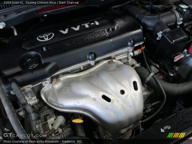 Sizzling Crimson Mica / Dark Charcoal 2009 Scion tC
