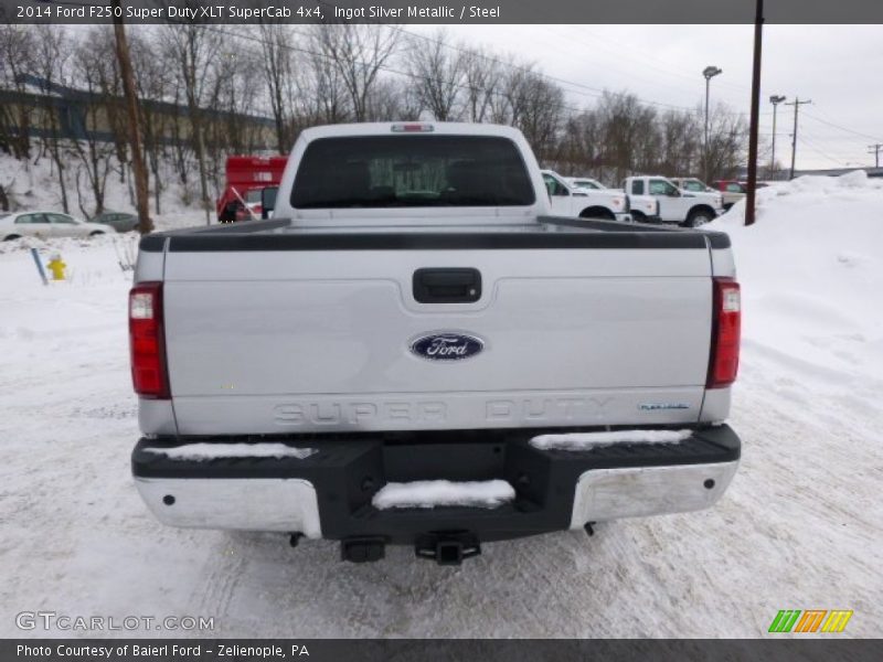 Ingot Silver Metallic / Steel 2014 Ford F250 Super Duty XLT SuperCab 4x4