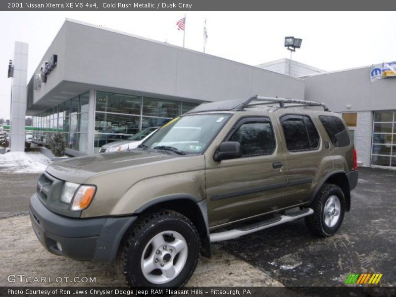 Gold Rush Metallic / Dusk Gray 2001 Nissan Xterra XE V6 4x4