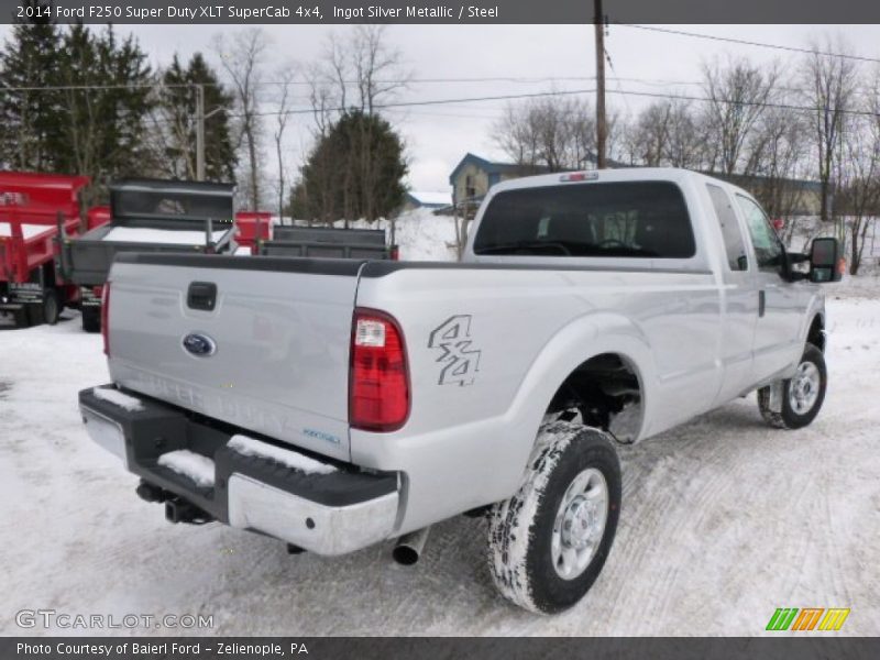 Ingot Silver Metallic / Steel 2014 Ford F250 Super Duty XLT SuperCab 4x4
