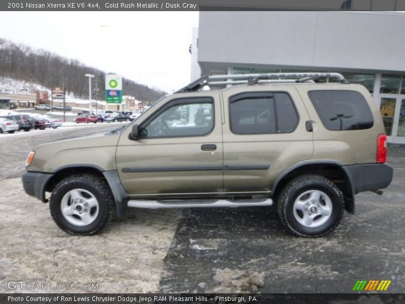 Gold Rush Metallic / Dusk Gray 2001 Nissan Xterra XE V6 4x4