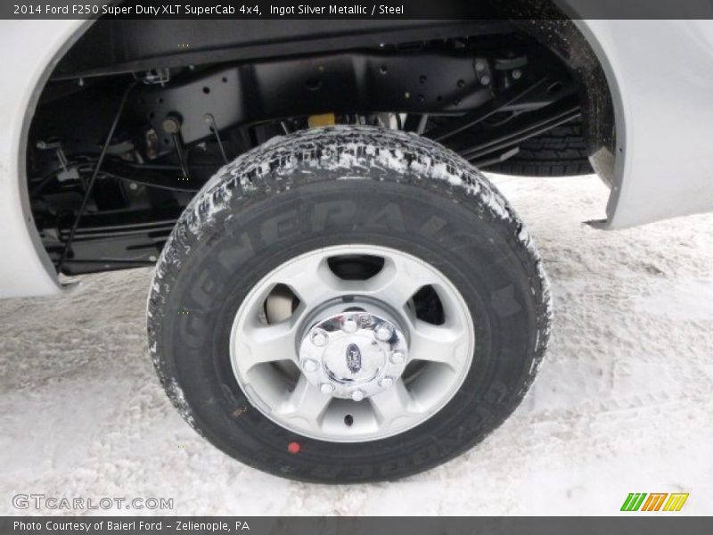 Ingot Silver Metallic / Steel 2014 Ford F250 Super Duty XLT SuperCab 4x4