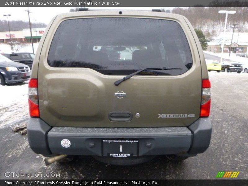 Gold Rush Metallic / Dusk Gray 2001 Nissan Xterra XE V6 4x4