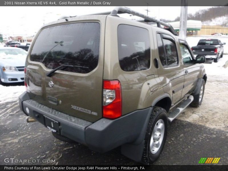 Gold Rush Metallic / Dusk Gray 2001 Nissan Xterra XE V6 4x4