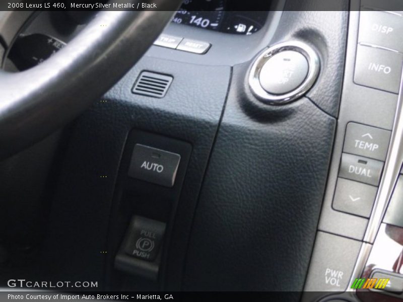 Mercury Silver Metallic / Black 2008 Lexus LS 460