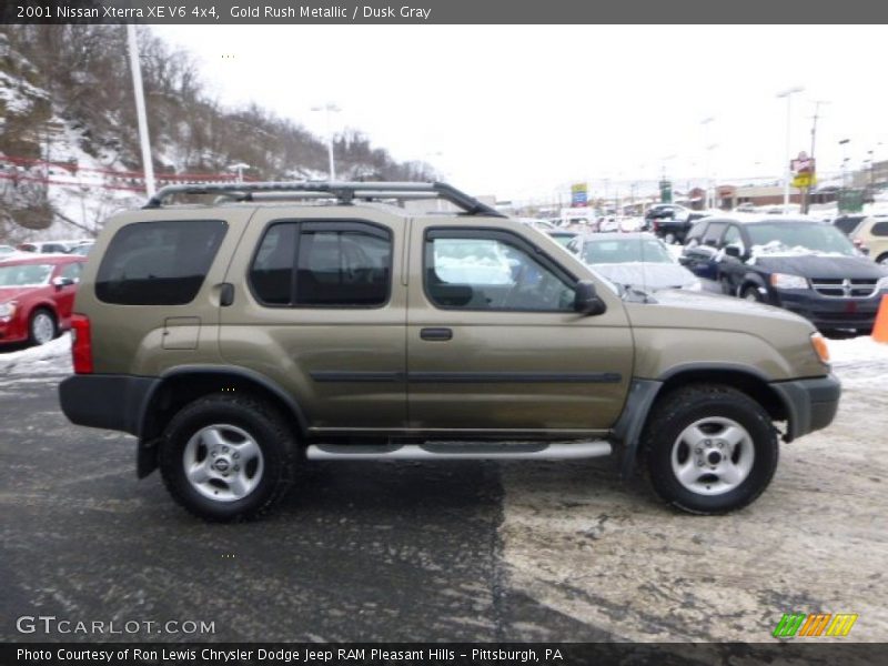 Gold Rush Metallic / Dusk Gray 2001 Nissan Xterra XE V6 4x4
