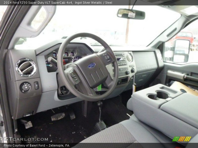 Ingot Silver Metallic / Steel 2014 Ford F250 Super Duty XLT SuperCab 4x4