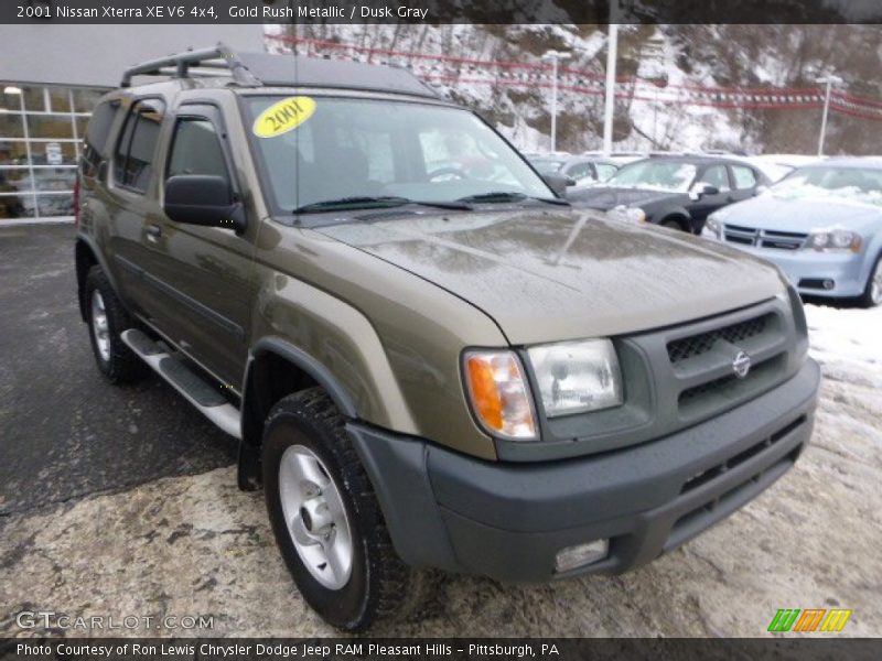 Gold Rush Metallic / Dusk Gray 2001 Nissan Xterra XE V6 4x4