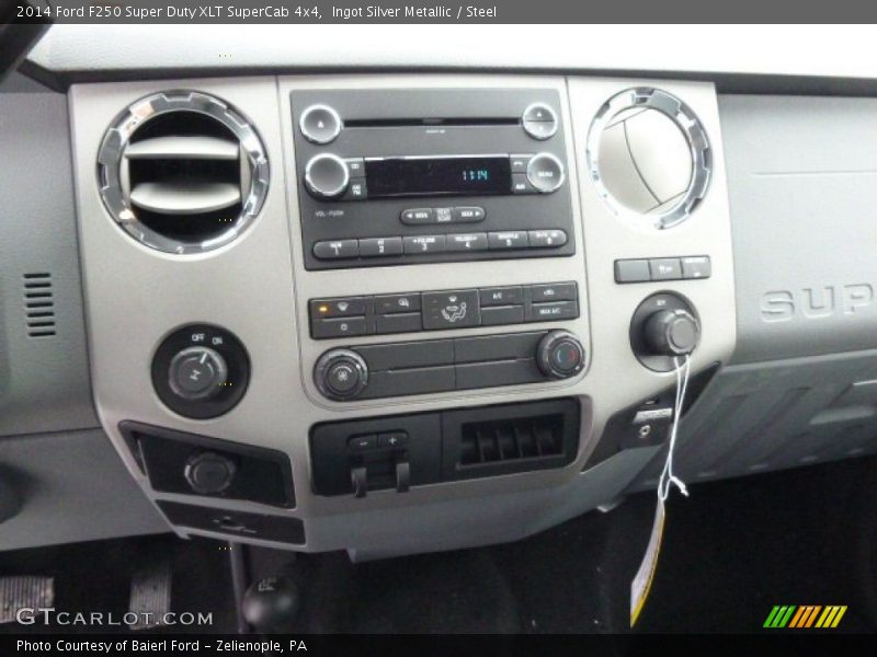 Ingot Silver Metallic / Steel 2014 Ford F250 Super Duty XLT SuperCab 4x4