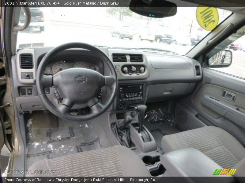 Gold Rush Metallic / Dusk Gray 2001 Nissan Xterra XE V6 4x4