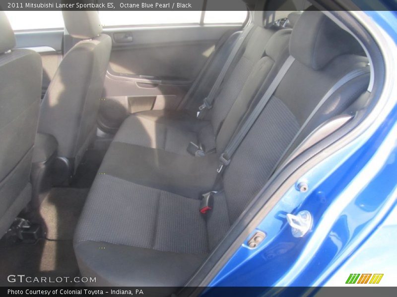 Octane Blue Pearl / Black 2011 Mitsubishi Lancer Sportback ES