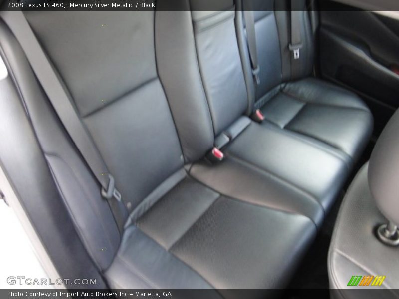 Mercury Silver Metallic / Black 2008 Lexus LS 460