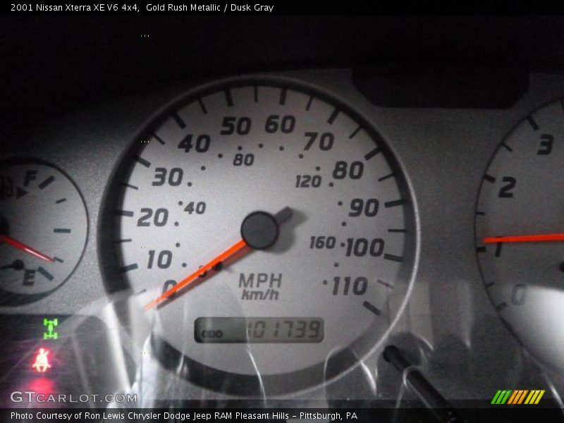 Gold Rush Metallic / Dusk Gray 2001 Nissan Xterra XE V6 4x4