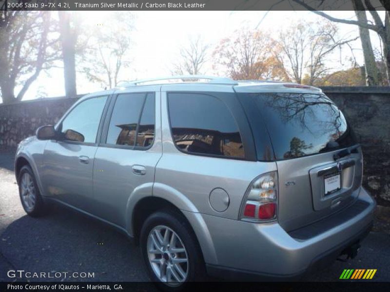 Titanium Silver Metallic / Carbon Black Leather 2006 Saab 9-7X 4.2i