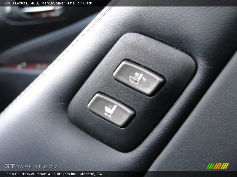 Mercury Silver Metallic / Black 2008 Lexus LS 460