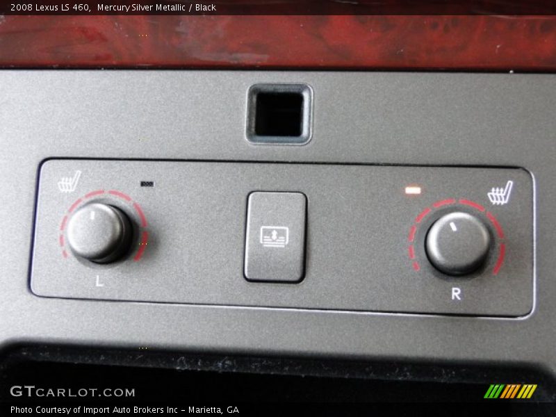 Mercury Silver Metallic / Black 2008 Lexus LS 460