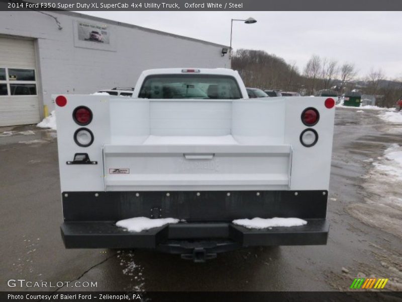 Oxford White / Steel 2014 Ford F350 Super Duty XL SuperCab 4x4 Utility Truck
