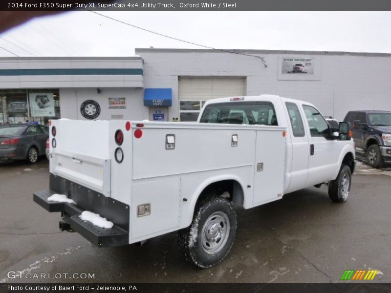 Oxford White / Steel 2014 Ford F350 Super Duty XL SuperCab 4x4 Utility Truck