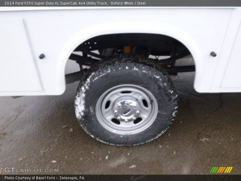 Oxford White / Steel 2014 Ford F350 Super Duty XL SuperCab 4x4 Utility Truck