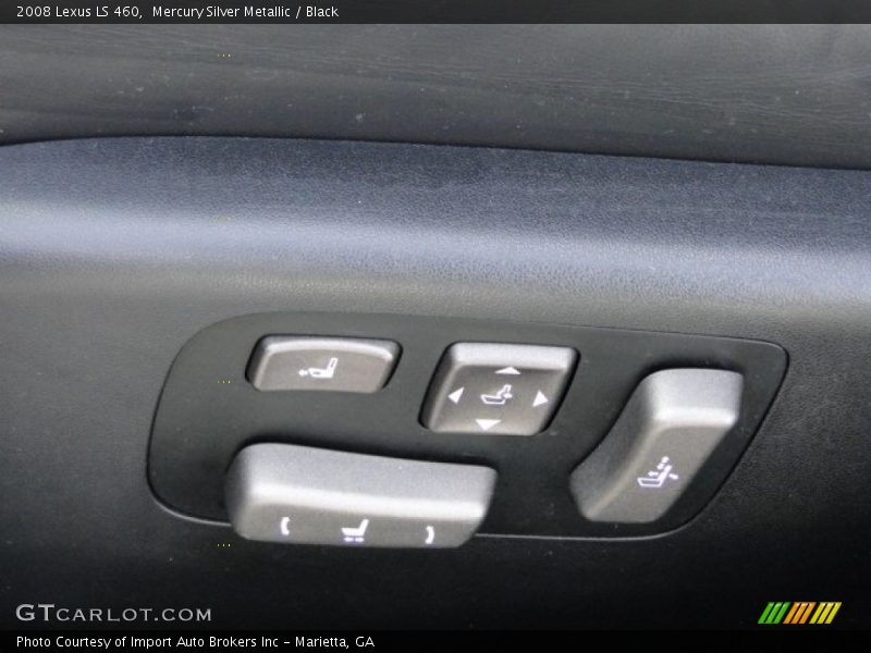 Mercury Silver Metallic / Black 2008 Lexus LS 460