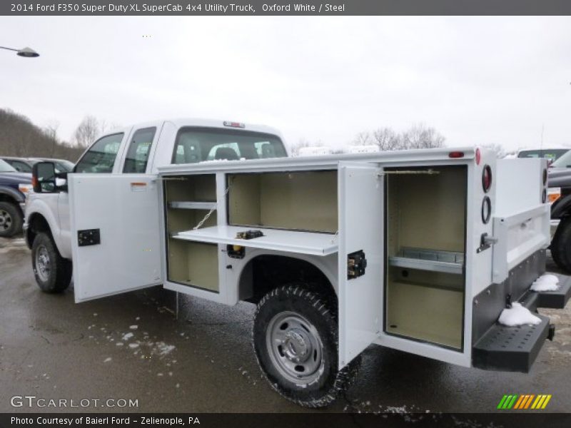 Oxford White / Steel 2014 Ford F350 Super Duty XL SuperCab 4x4 Utility Truck