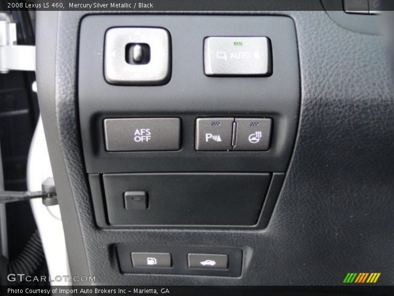Mercury Silver Metallic / Black 2008 Lexus LS 460