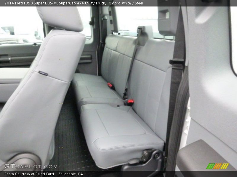 Oxford White / Steel 2014 Ford F350 Super Duty XL SuperCab 4x4 Utility Truck