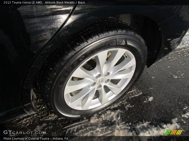 Attitude Black Metallic / Black 2013 Toyota Venza LE AWD