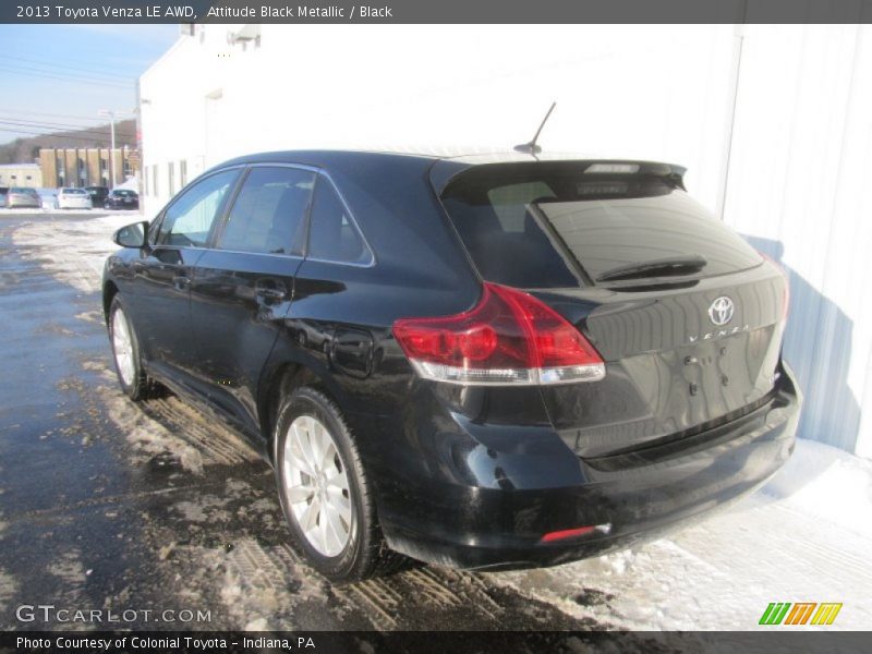 Attitude Black Metallic / Black 2013 Toyota Venza LE AWD