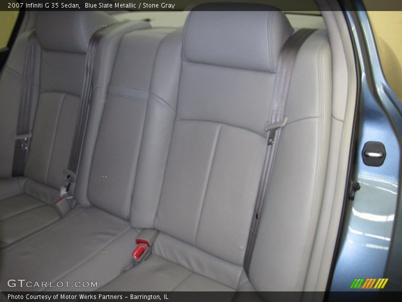 Blue Slate Metallic / Stone Gray 2007 Infiniti G 35 Sedan