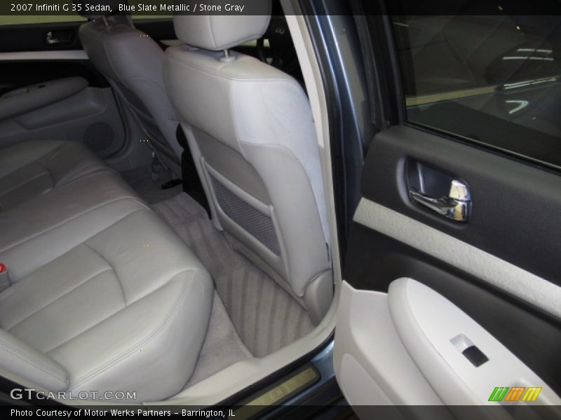Blue Slate Metallic / Stone Gray 2007 Infiniti G 35 Sedan