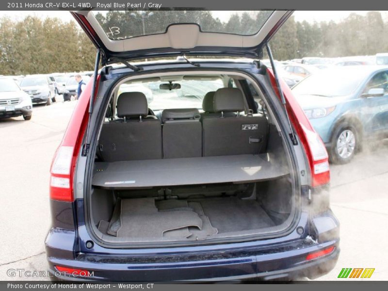 Royal Blue Pearl / Gray 2011 Honda CR-V EX-L 4WD