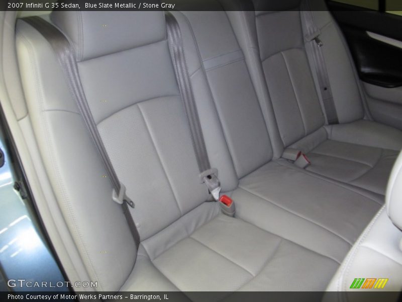Blue Slate Metallic / Stone Gray 2007 Infiniti G 35 Sedan