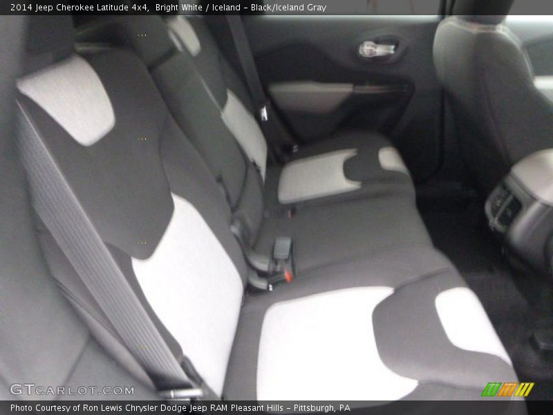 Bright White / Iceland - Black/Iceland Gray 2014 Jeep Cherokee Latitude 4x4