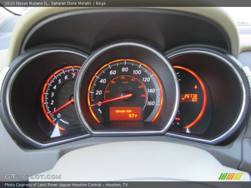  2010 Murano SL SL Gauges