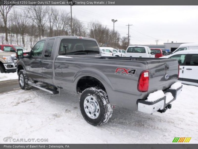 Sterling Gray Metallic / Steel 2014 Ford F250 Super Duty XLT SuperCab 4x4