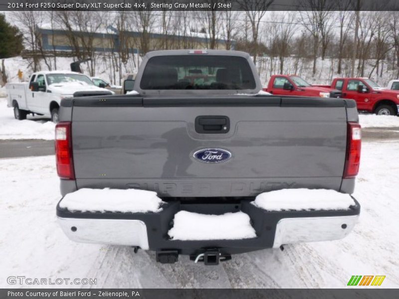 Sterling Gray Metallic / Steel 2014 Ford F250 Super Duty XLT SuperCab 4x4