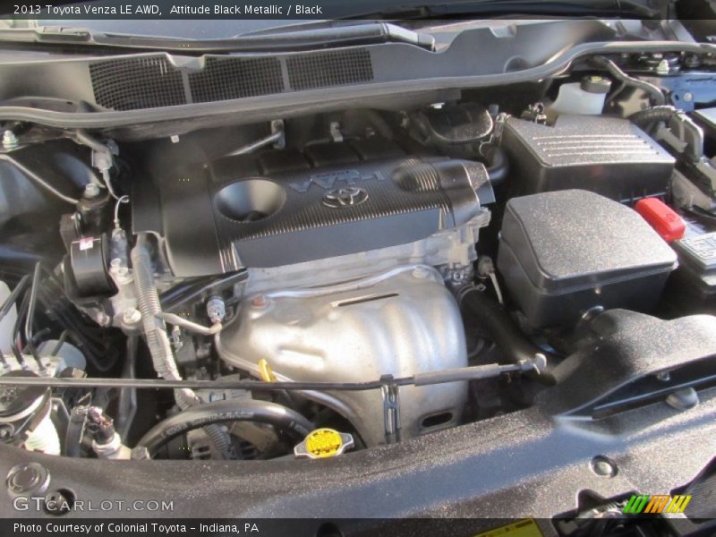 Attitude Black Metallic / Black 2013 Toyota Venza LE AWD