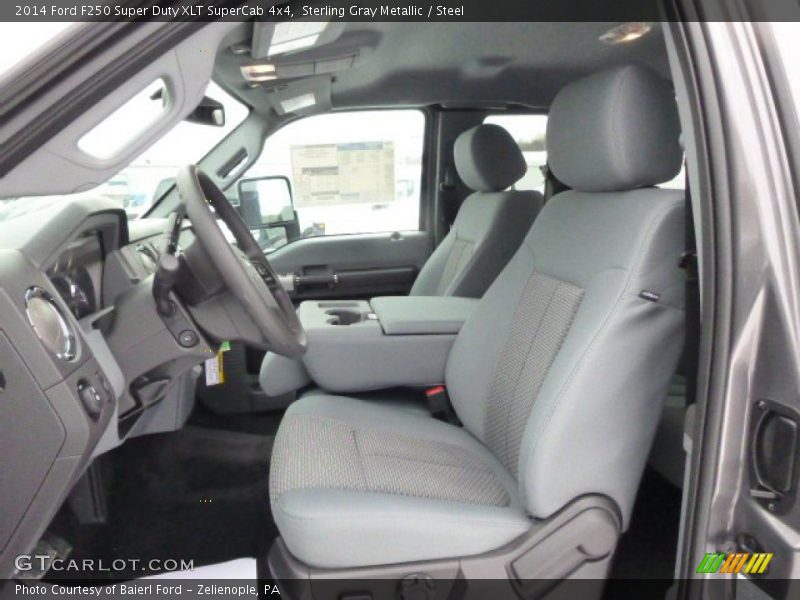 Front Seat of 2014 F250 Super Duty XLT SuperCab 4x4